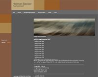 Homepage Holmer Becker