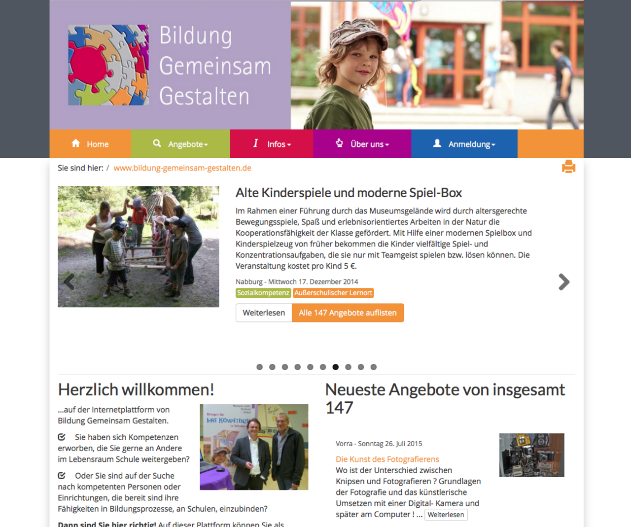 Website bildung-gemeinsam-gestalten.de