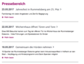 Screenshot TYPO3 Extension - News aus RSS Feed - Frontend